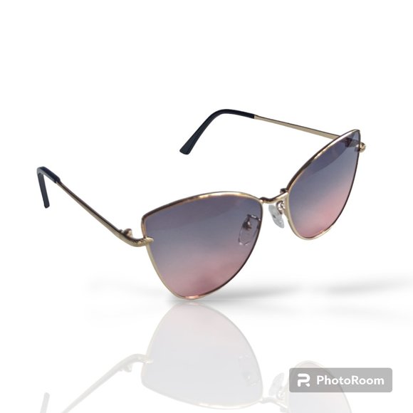 Fashion Oversized Vintage Style Cat Eye Sunglasses Summer Eyewear Shades - Picture 4 of 7